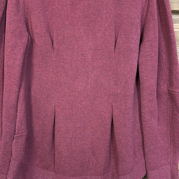 CAbi Burgundy Cardigan Sweater - Picture 6 of 6